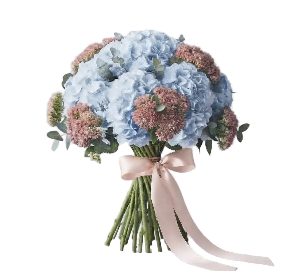 Bouquet of Hydrangea with Sedum
