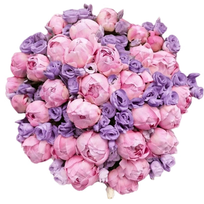 Bouquet of Peonies with Lisianthus