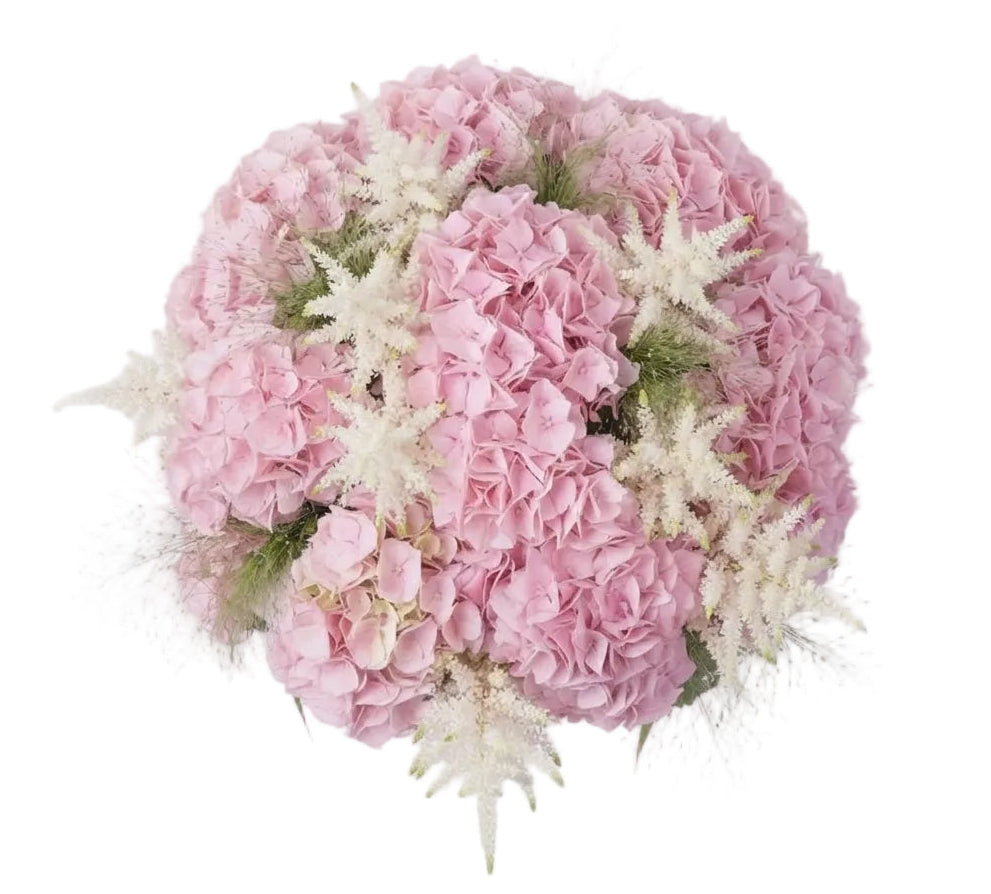 Bouquet of Pink Hydrangea with Astilbe