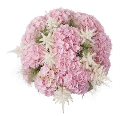 Bouquet of Pink Hydrangea with Astilbe