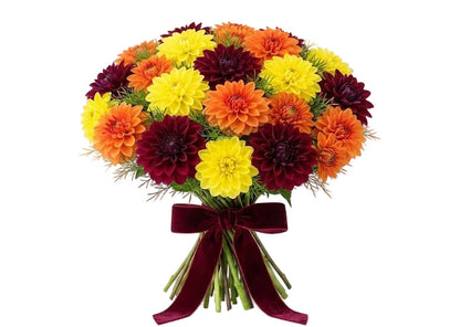 Bright Trio Dahlia Bouquet