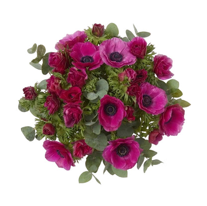 Cerise Anemone Bouquet
