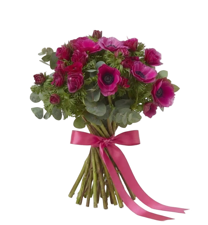 Cerise Anemone Bouquet