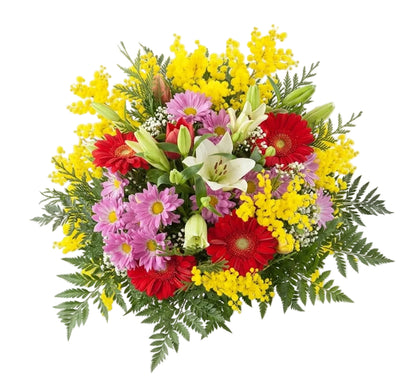 Colored Spring Bouquet