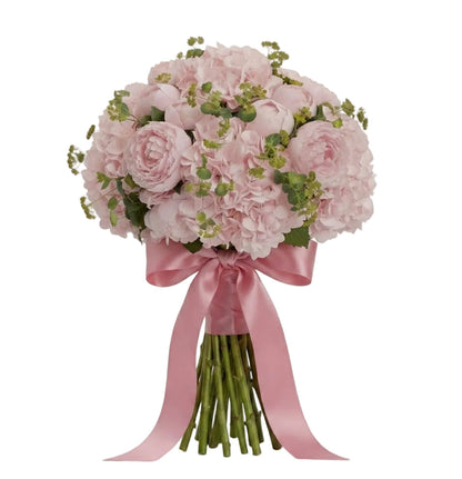 Dreamy Pink Peony & Hydrangea Bouquet
