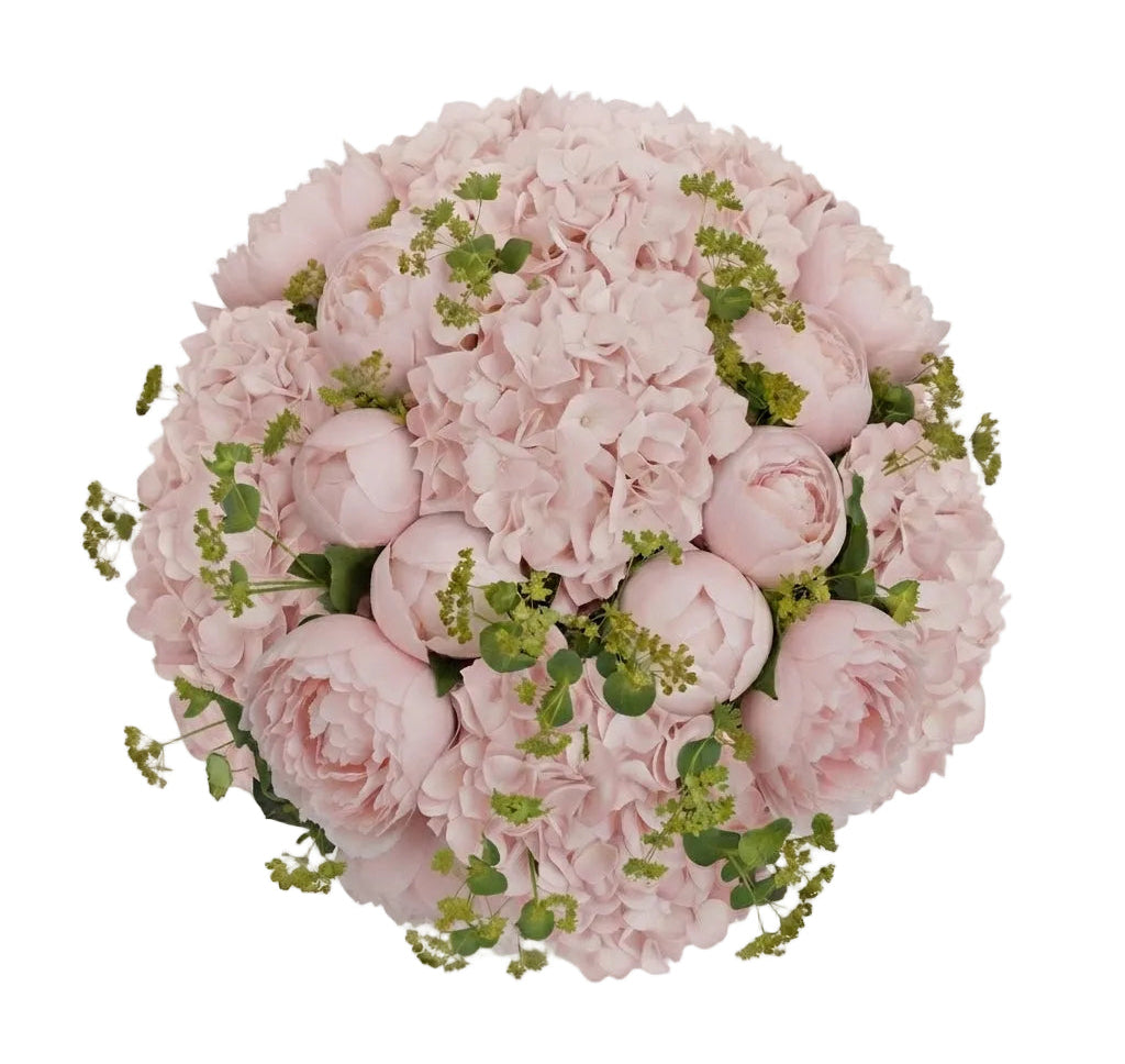 Dreamy Pink Peony & Hydrangea Bouquet
