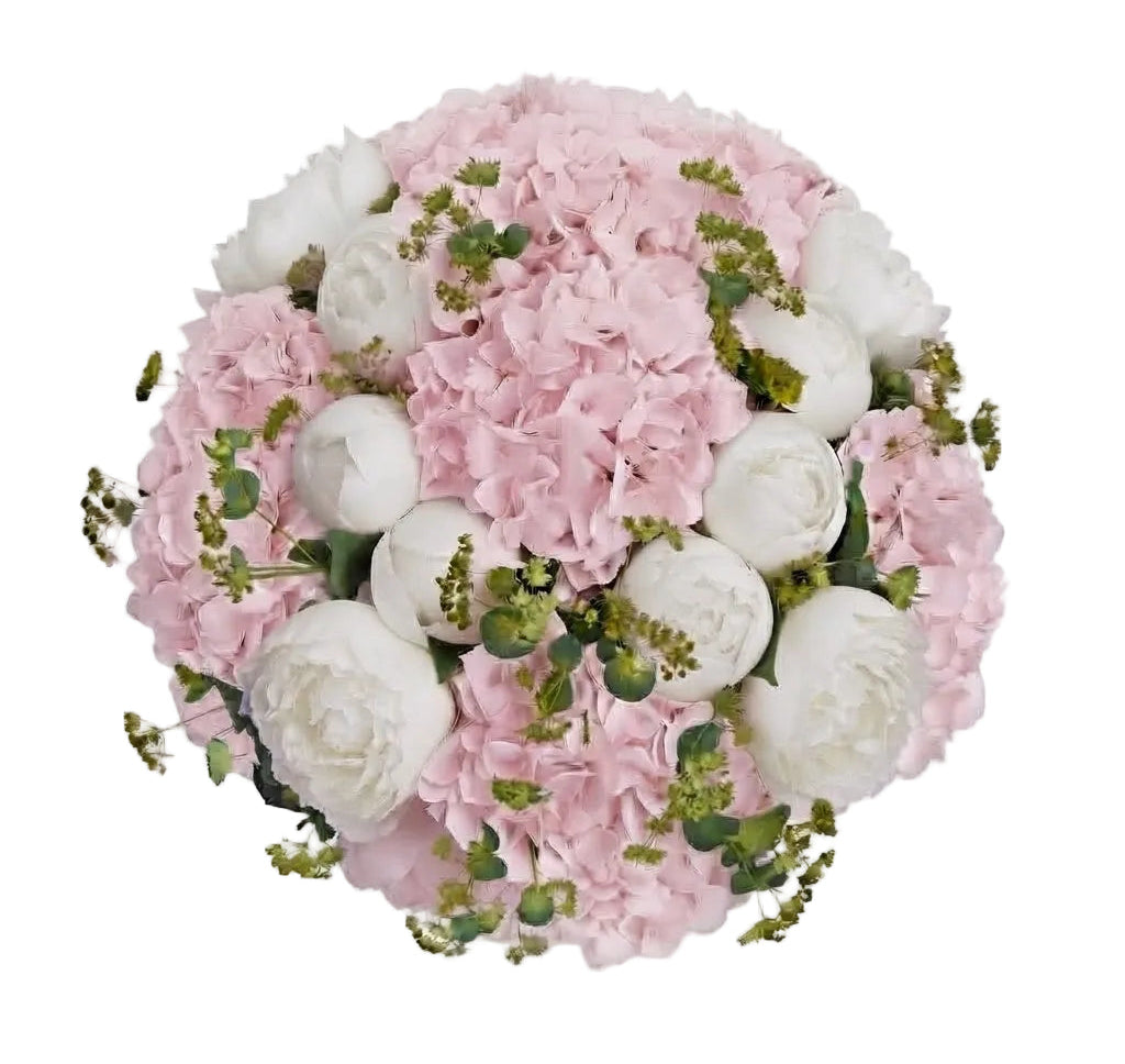 Dreamy Pink Peony & Hydrangea Bouquet