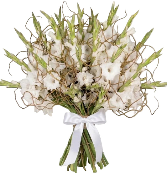 Gladiolus with Willow Twist Bouquet
