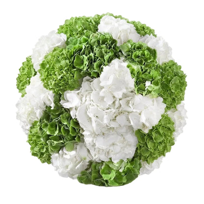 Green and White Luxury Hydrangea Bouquet
