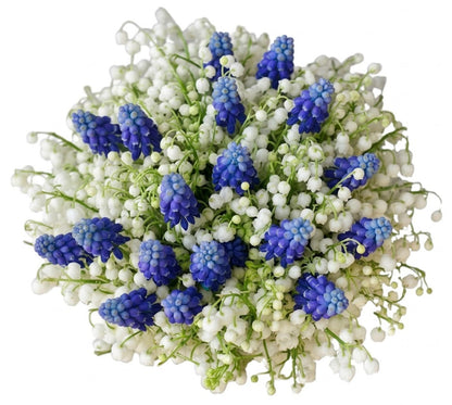 Lily of the Valley with Muscari Bouquet