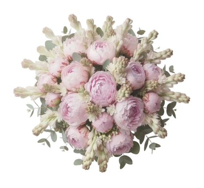 Luxury Bouquet of Peonies and Tuberose