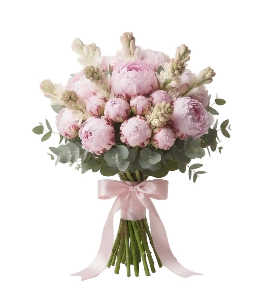 Luxury Bouquet of Peonies and Tuberose