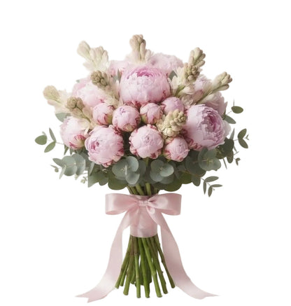 Luxury Bouquet of Peonies and Tuberose