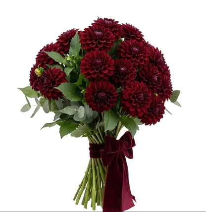 Luxury Burgundy Dahlia Bouquet