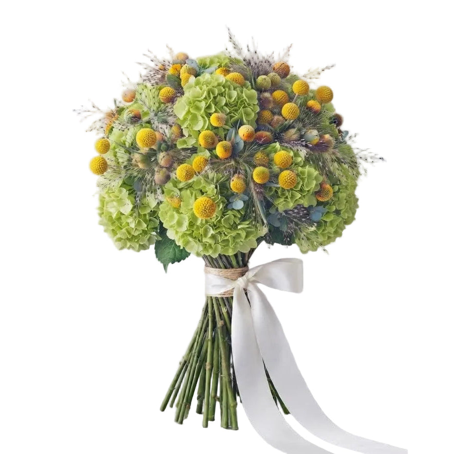 Luxury Hydrangea Bouquet with Craspedia
