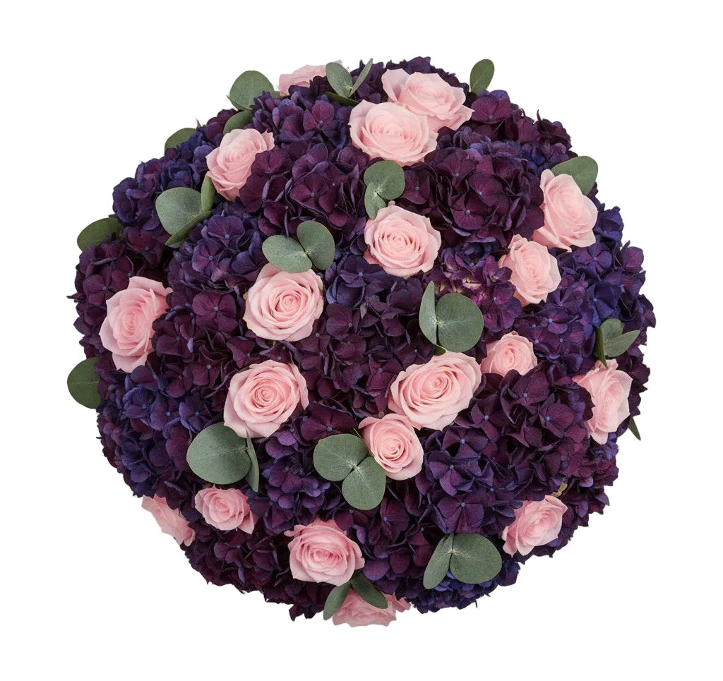 Luxury Hydrangea with Pink Roses Bouquet