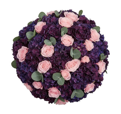 Luxury Hydrangea with Pink Roses Bouquet