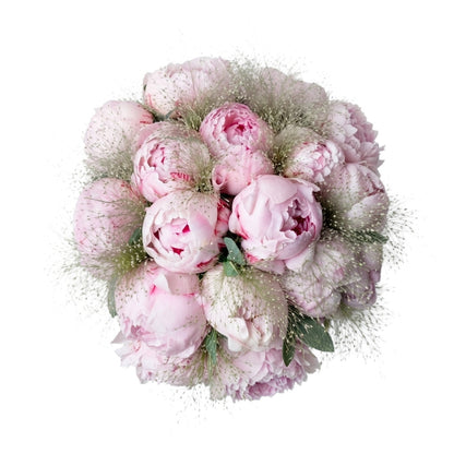 Luxury Peonies Bouquet with Panicum Grass