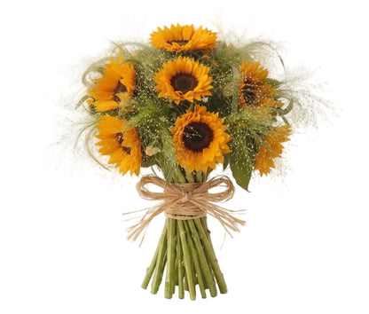 Sunflowers with Panicum Grass Bouquet