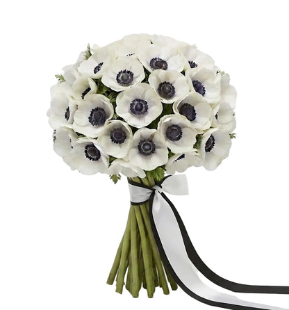 White Anemone Bouquet