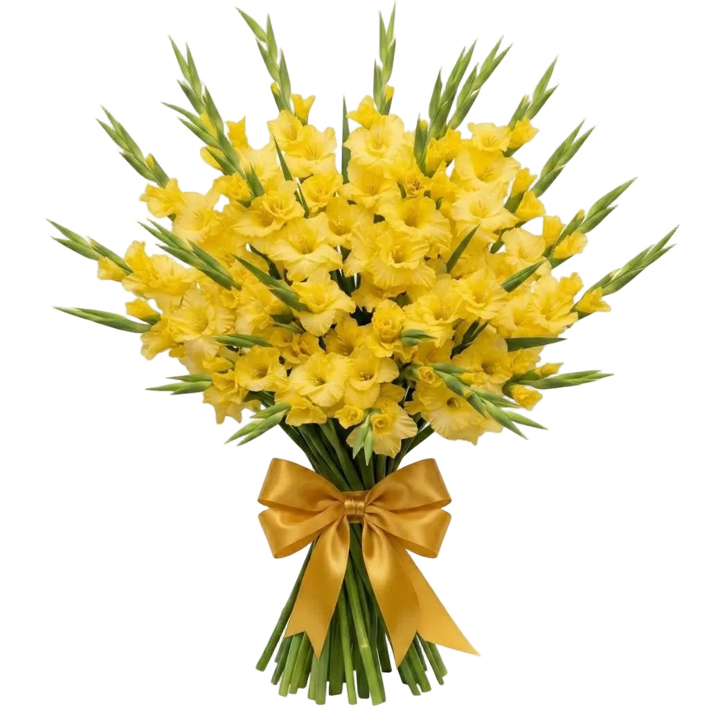 Yellow Gladiolus Bouquet
