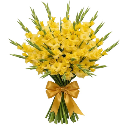 Yellow Gladiolus Bouquet
