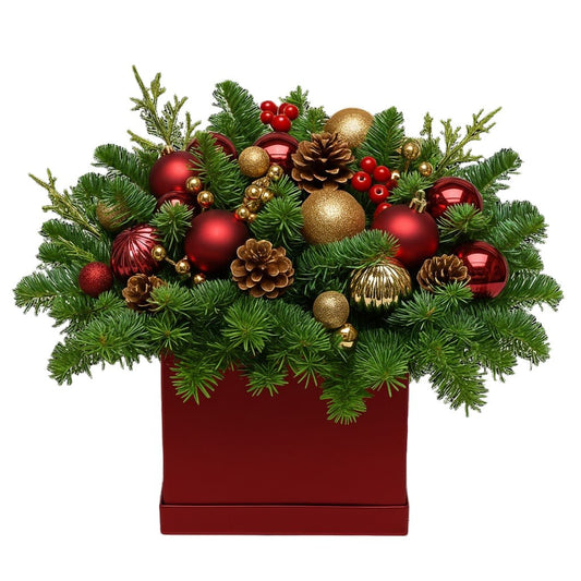 Amazing Baubles Christmas Box - Florist London
