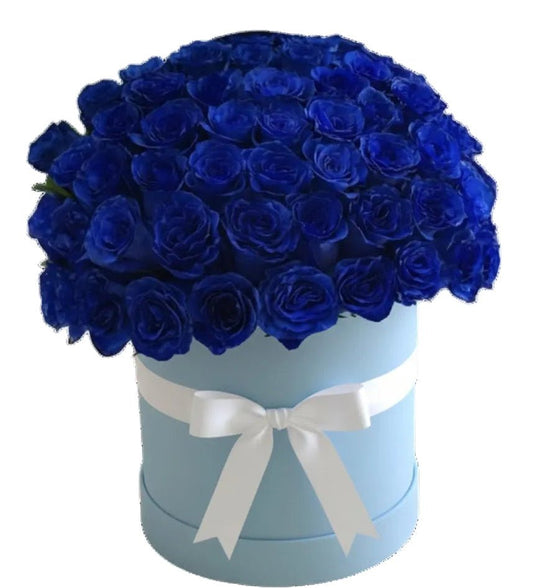 Amazing Blue Roses Box - Florist London