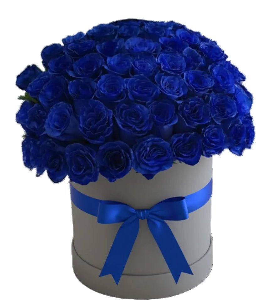 Amazing Blue Roses Box - Florist London