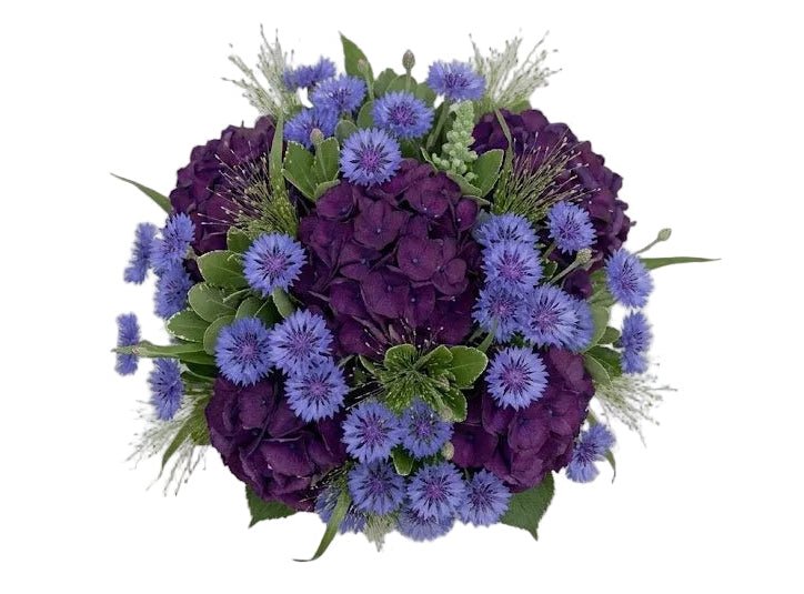 Amazing Bouquet of Hydrangea and Cornflowers - Florist London