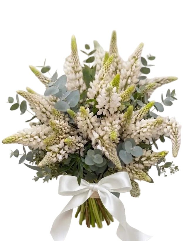 Amazing Bouquet of Lupinus with Greenery - Florist London