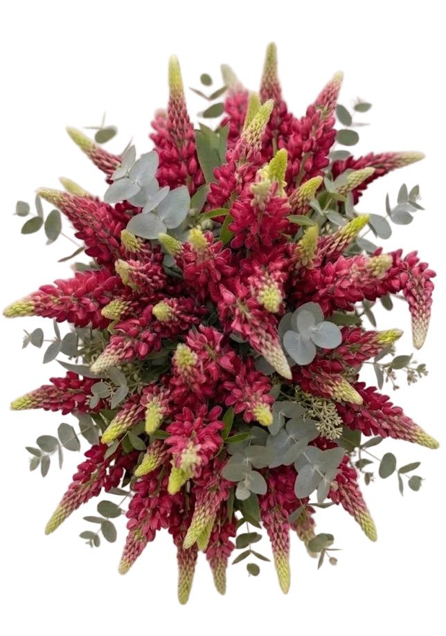 Amazing Bouquet of Lupinus with Greenery - Florist London