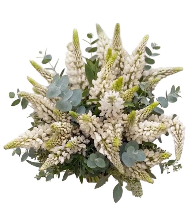 Amazing Bouquet of Lupinus with Greenery - Florist London
