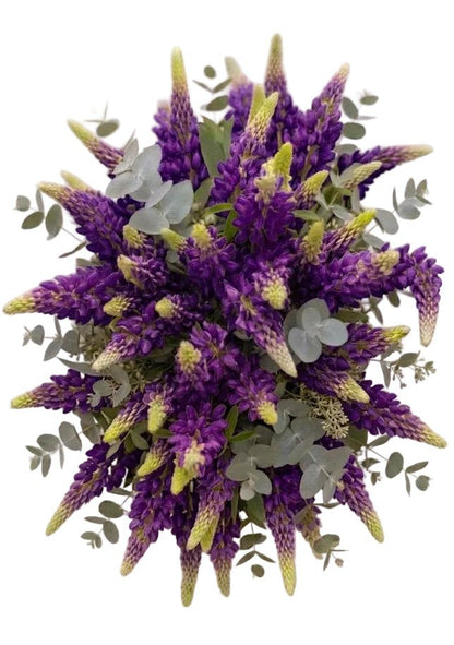 Amazing Bouquet of Lupinus with Greenery - Florist London