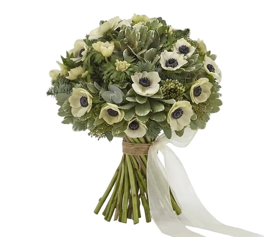 Anemone with Spruce Bouquet - Florist London