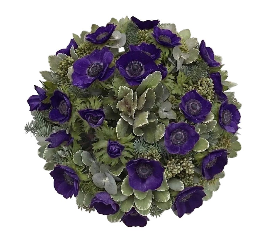 Anemone with Spruce Bouquet - Florist London