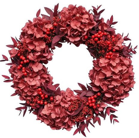 Autumn Fields and Petals Door Wreath - Florist London