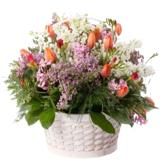 Basket of Fragrant Flowers
