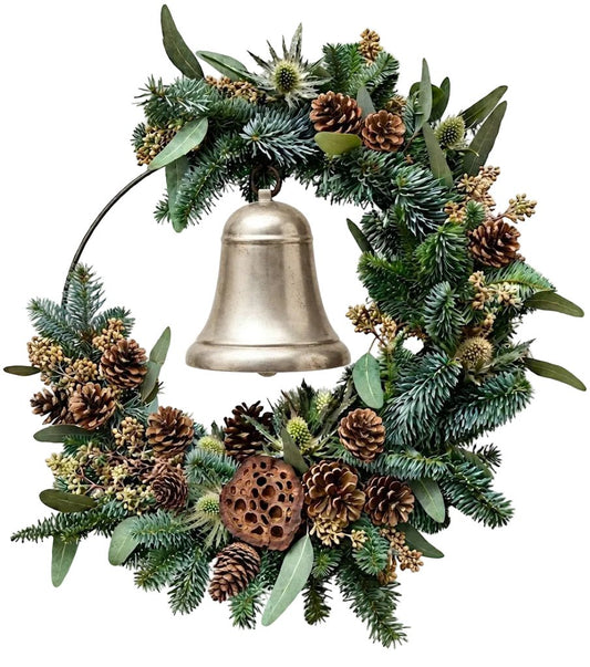 Bell Festive Wreath - Florist London