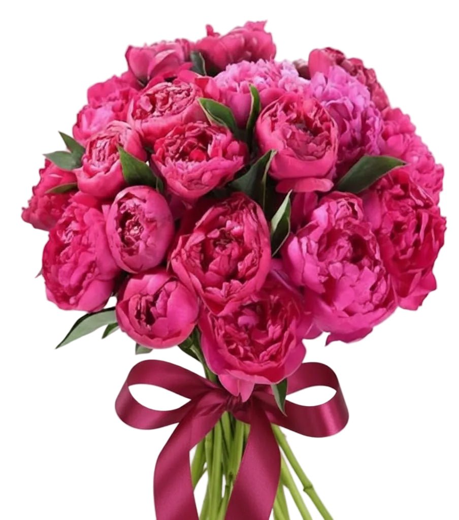 Bouquet of Cerise Peonies - Florist London
