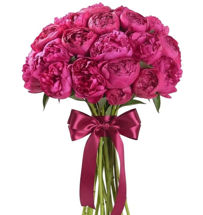 Bouquet of Cerise Peonies - Florist London