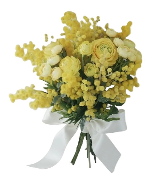 Bouquet of Mimosa and Ranunculus - Florist London