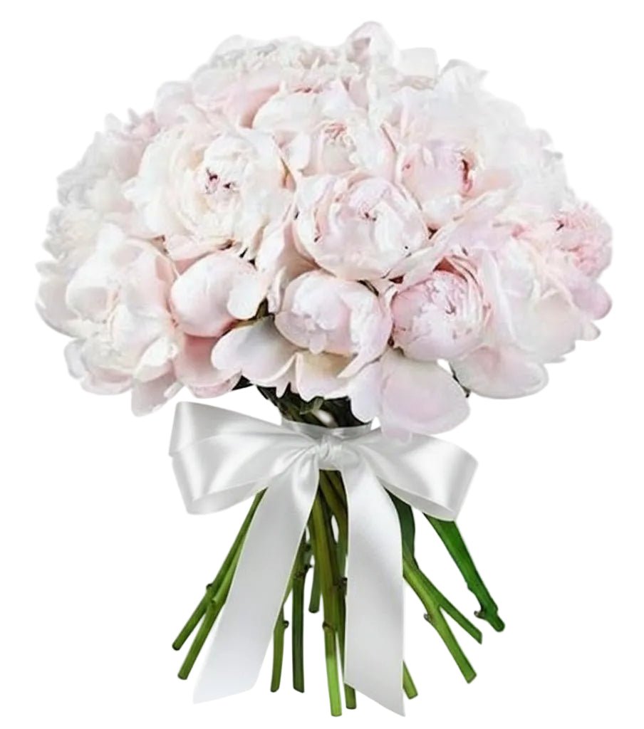 Bouquet of Pale Pink Peonies - Florist London
