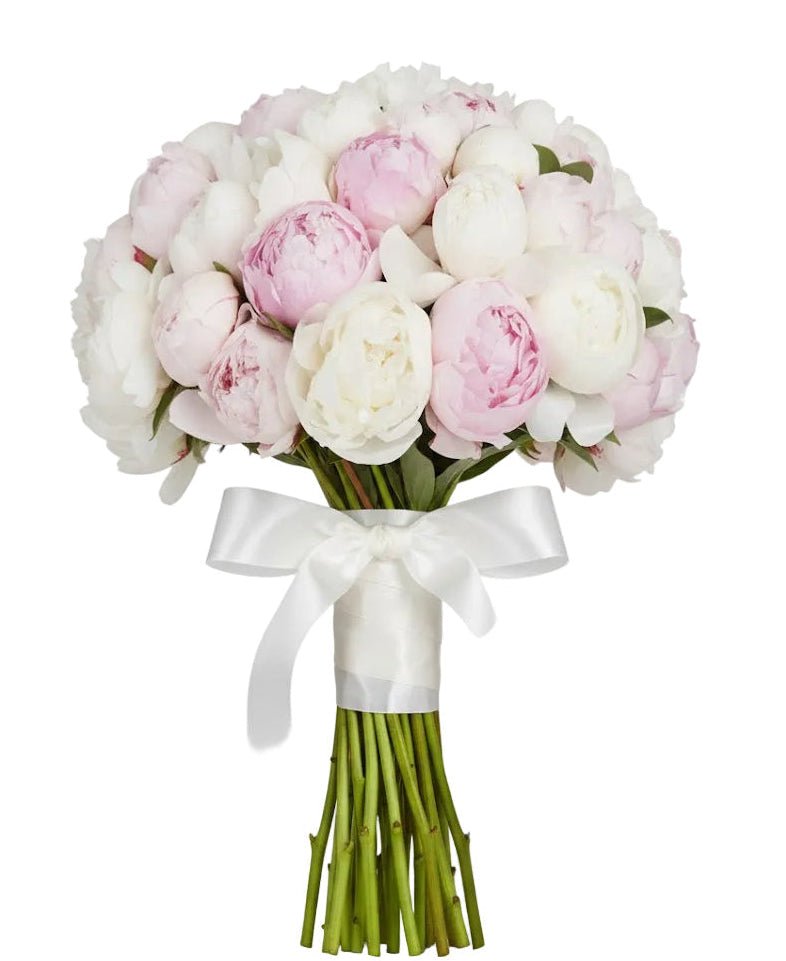 Bouquet of Pink and White Peonies - Florist London