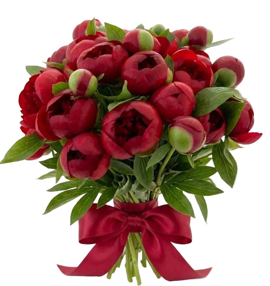 Bouquet of Red Peonies - Florist London
