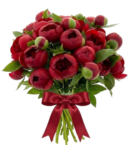 Bouquet of Red Peonies - Florist London
