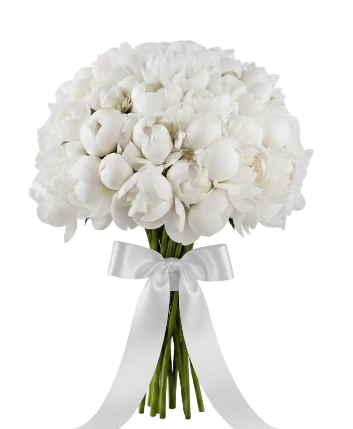 Bouquet of White Peonies - Florist London