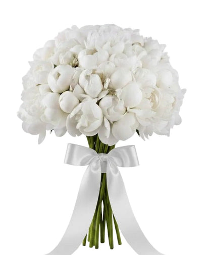 Bouquet of White Peonies - Florist London