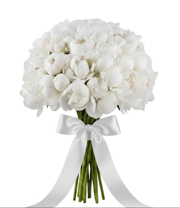 Bouquet of White Peonies - Florist London