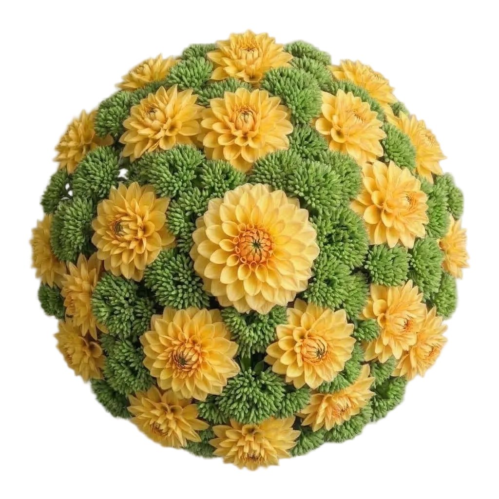 Charming Bouquet of Dahlia and Sedum - Florist London